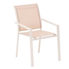 Fauteuil de jardin empilable ESSENTIA lin 56x63x88cm | HESPÉRIDE