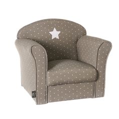 Fauteuil enfant taupe 50x44x39cm
