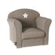 Fauteuil enfant taupe 50x44x39cm