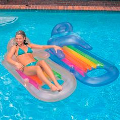 Fauteuil piscine INTEX 85x160cm