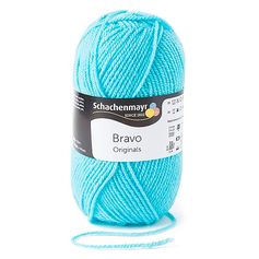Fil à tricoter BRAVO bleu ciel 50g