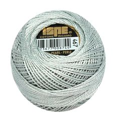 Fil broderie coton perle gris 10g COL467