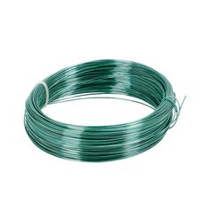 Fil de fer plastifié vert 50m