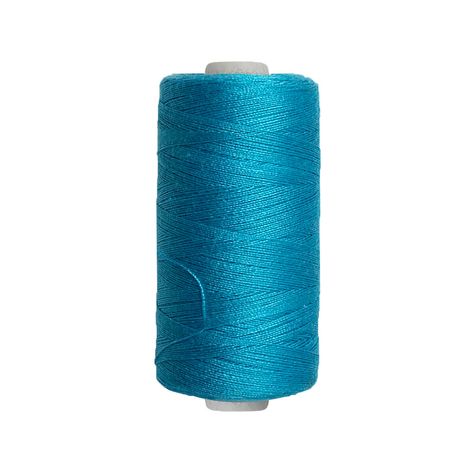 Fil en polyester bleu turquoise 500m - Centrakor