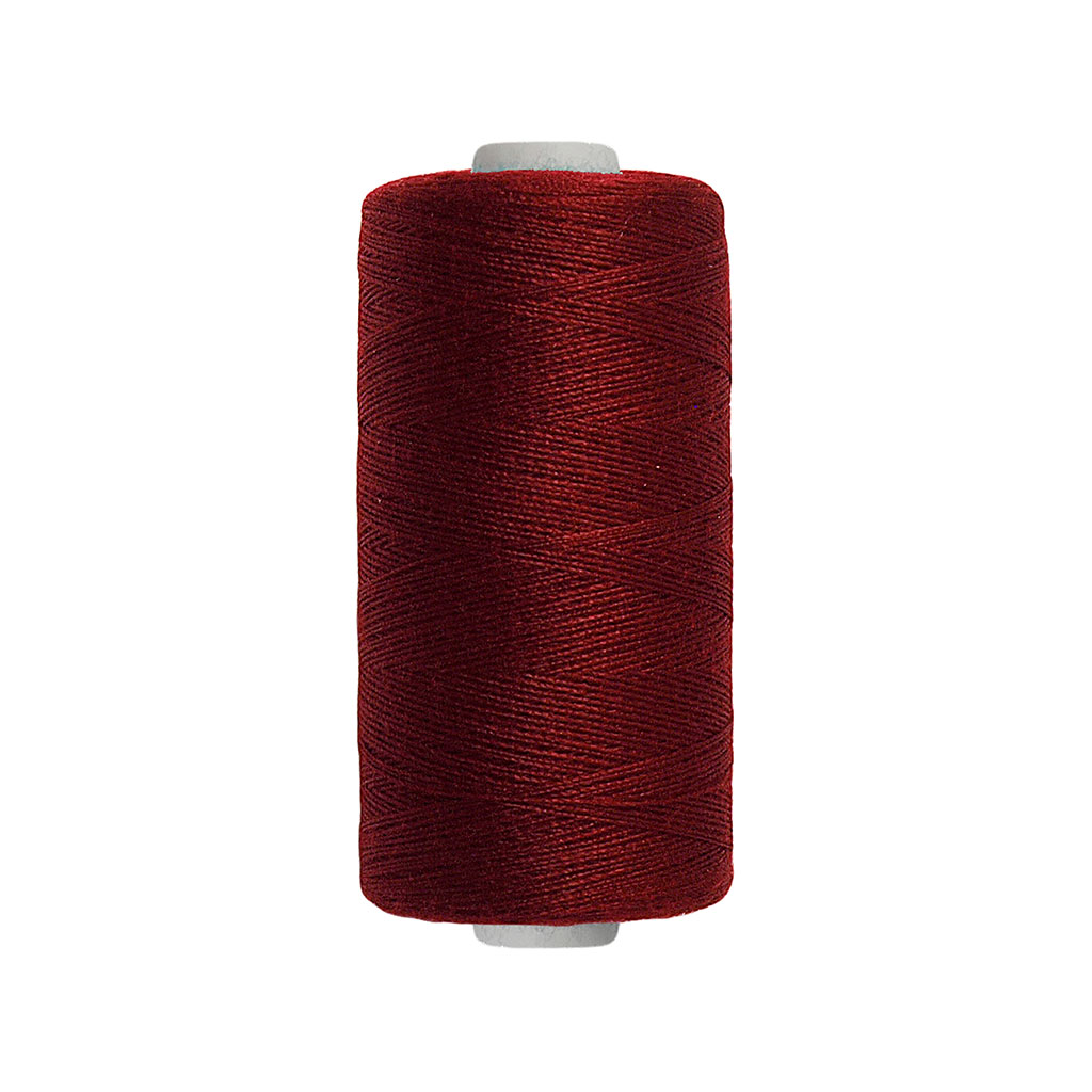 Fil en polyester bordeaux clair 500m