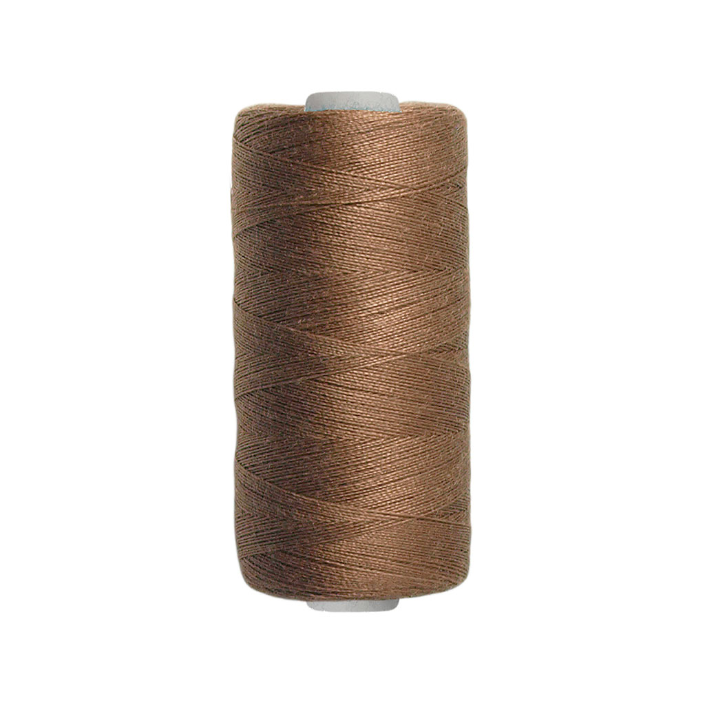 Fil en polyester marron clair 500m Centrakor