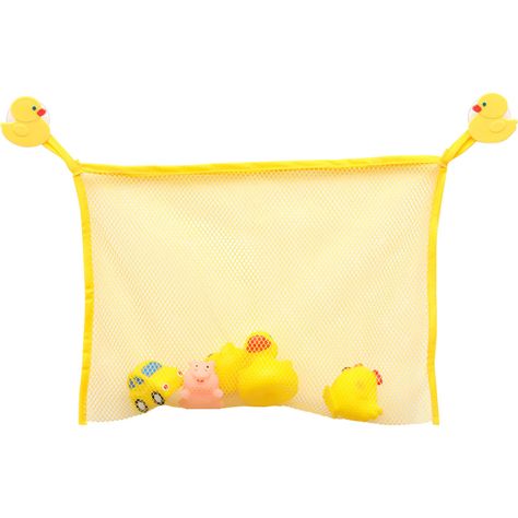 Canard blanc - sac en filet de rangement pour jouets de bain, filet de  rangement en tissu en forme de canard