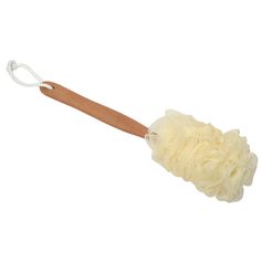 Fleur de bain manche bois H 38.5cm