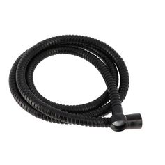 Flexible de douche universel inox noir 150cm