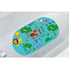 Fond de baignoire enfant animaux de la savane 39x69cm