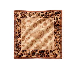 Foulard léopard 90x90cm