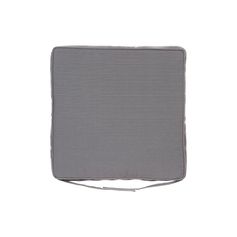 Galette de chaise déhoussable polyester ardoise 40x40cm - HESPÉRIDE