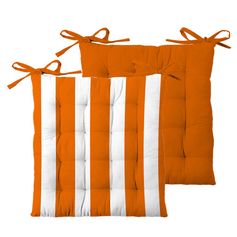 Galette de chaise DOLCEZZA orange 38x38cm