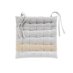 Galette de chaise ILLIADE coton 38x38cm