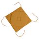 Galette de chaise NELSON polyester curry 40x40cm