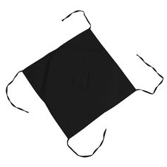 Galette de chaise NELSON polyester noir 40x40cm