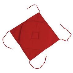 Galette de chaise NELSON polyester rouge 40x40cm