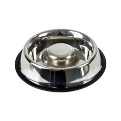 Gamelle anti-glouton chien inox D 30cm