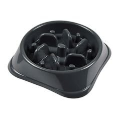 Gamelle d'alimentation lente chien anthracite