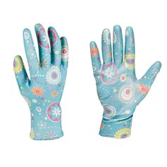 Gants de jardinage fleurs T8