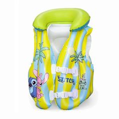 Gilet de natation gonflable STITCH pour enfant 19-30kg