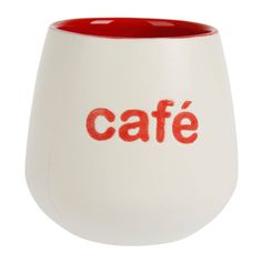 Gobelet CAFÉ rouge céramique 11cl