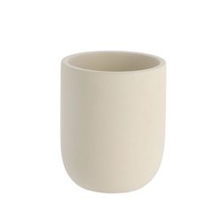Gobelet ciment rond beige