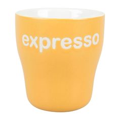 Gobelet grès EXPRESSO jaune 11cl