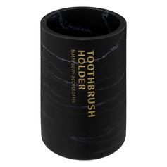 Gobelet LEA effet marbre noir 7.7x10.8cm