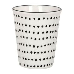 Gobelet MIXT à points porcelaine 9cl