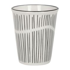 Gobelet MIXT à rayures porcelaine 9cl