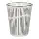 Gobelet MIXT à rayures porcelaine 9cl
