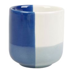 Gobelet porcelaine SONIA bleu 11cl - LETHU