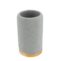 Gobelet rond gris 7.5x12.5cm