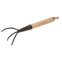 Griffe de jardinier 3 dents manche bois