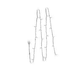 Guirlande 20 led blanches secteur