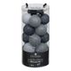 Guirlande led 20 boules smoky D 6cm