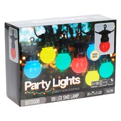 Guirlande LED extérieur multicolore 14.5m