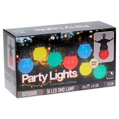 Guirlande LED extérieur multicolore 9.5m