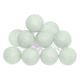 Guirlande lumineuse LED 10 boules vert céladon D6cm