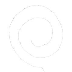 Guirlande lumineuse microleds argentée 215cm