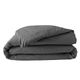 Housse de couette percale acier 220x240cm