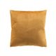 Housse de coussin CIRCLES ocre velours 40x40cm