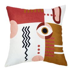 Housse de coussin œil 40x40cm