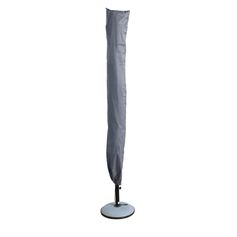 Housse de protection pour parasol droit polyester gris 30x35x210cm