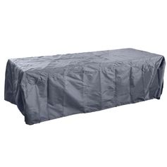 Housse de protection pour table de jardin polyester gris 240x130x60cm