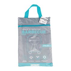 Housse protection barbecue rond polyuréthane 70x80cm