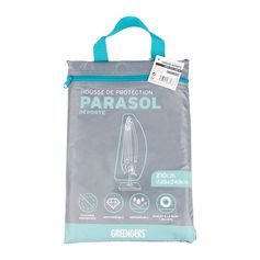 Housse protection parasol déporté polyuréthane 25x40x210cm