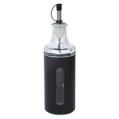 Huilier ou vinaigrier verre noir