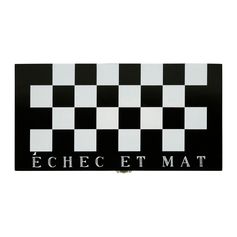Jeu d'échec bois industriel échec et mat 34x17.5cm